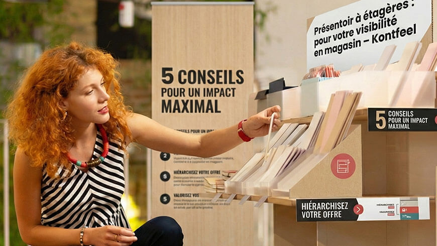 Présentoir à étagères : 5 conseils pour un impact maximal en point de vente