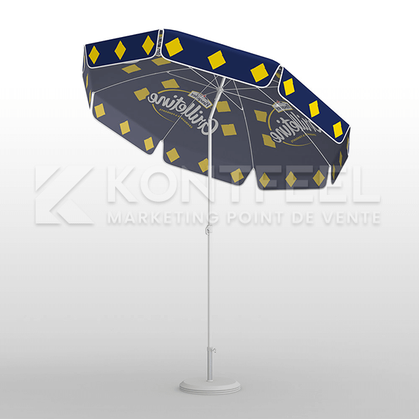 Fabricant parasol publicitaire rond diametre 200 cm