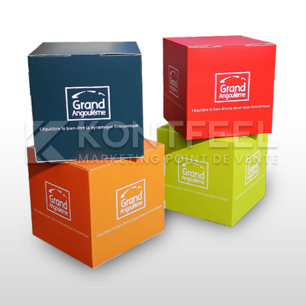 Kit cube carton pour salon