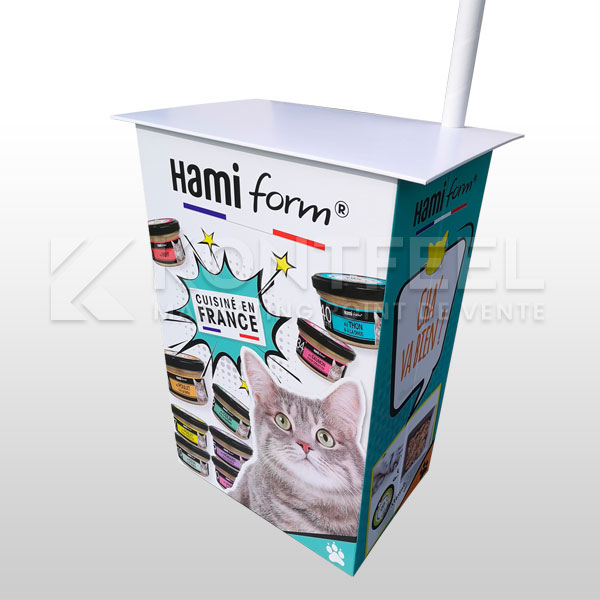 Stand animation commerciale carton pour magasin