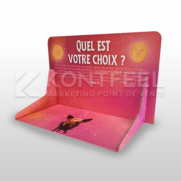 display de comptoir carton