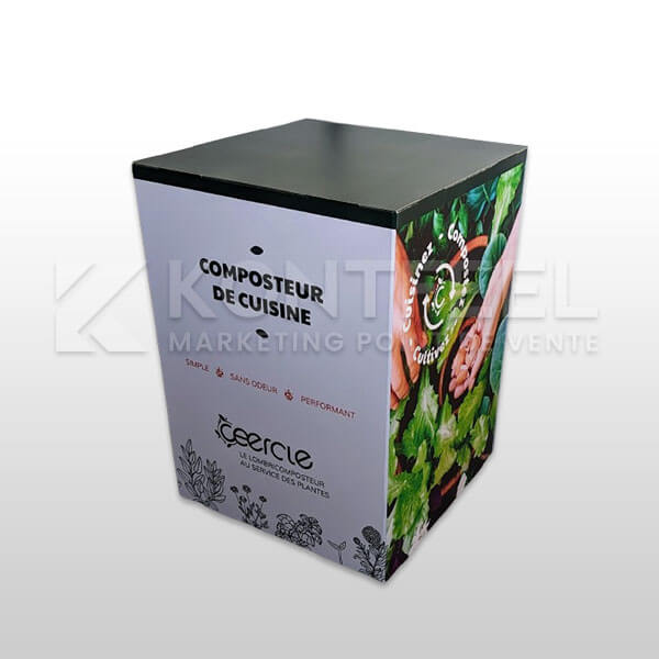 podium sur mesure carton