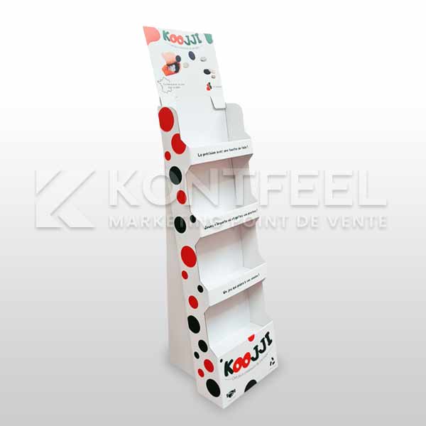 presentoir etagere en carton