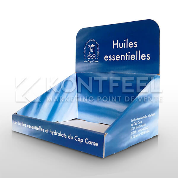 presentoir huiles essentielles