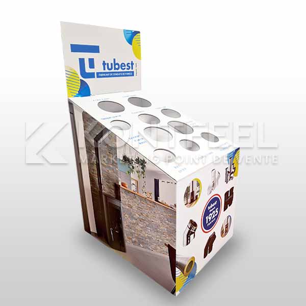 presentoir produit industriel b2b
