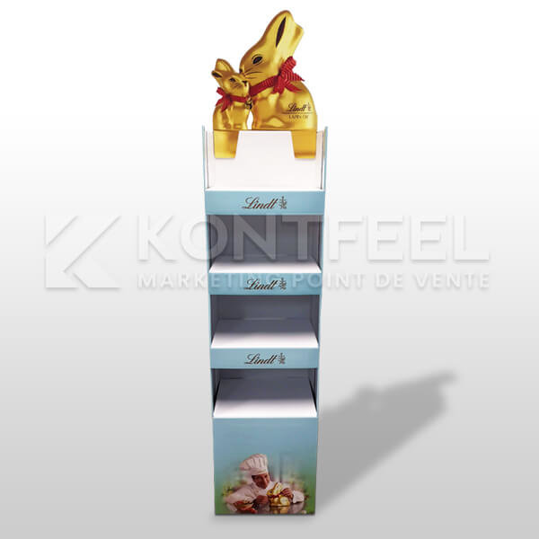 Display carton magasin